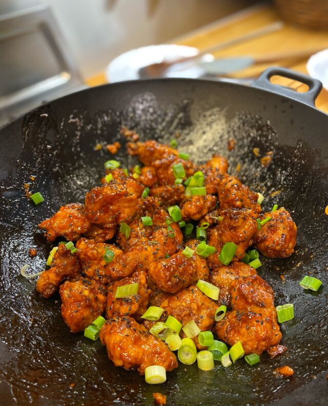 Poulet frit coréen, légumes à la coréenne #friedchicken #homemadefood #waterloo